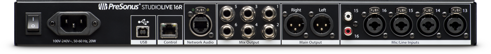 Presonus StudioLive 16R Series 3 Rack Mixer - Aron Soitin