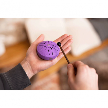 Meinl Pocket Steel Tongue Drum Purple, A-major - Aron Soitin