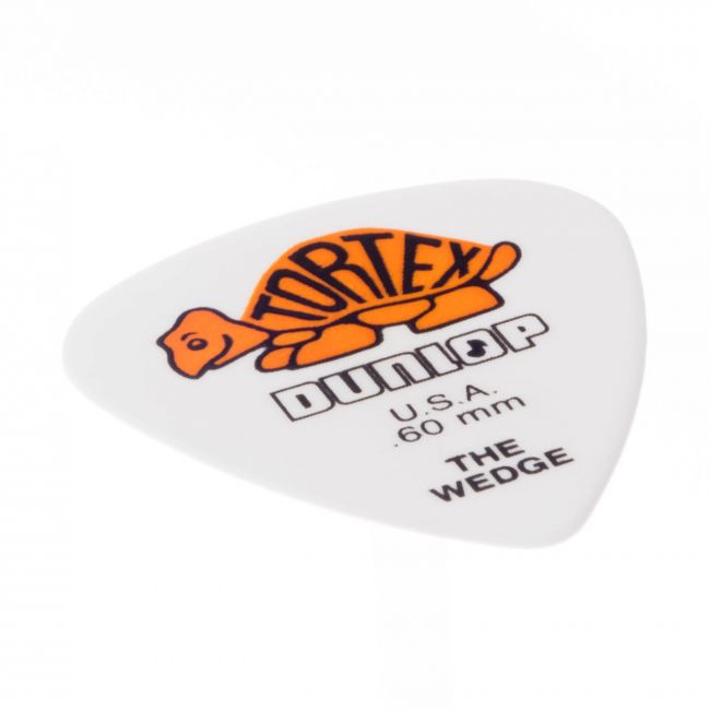 Dunlop Tortex Wedge -plektra 0.60mm, 12kpl - Aron Soitin